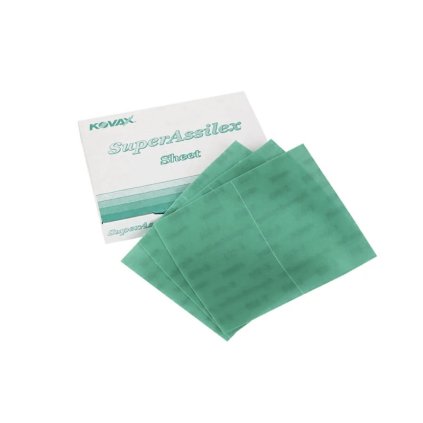 Smirkový papír pro ruční broušení 72x125 mm Assilex 06 zrno K600 2 ks