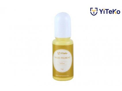 Tekutý pigment solid color YiTeKo Yellow 08 10ml