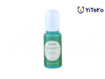 Tekutý pigment solid color YiTeKo Dark green 11 10ml
