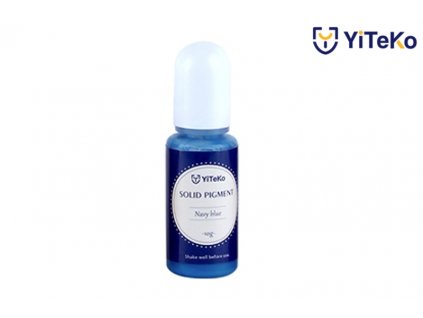 Tekutý pigment solid color YiTeKo Navy blue 14 10ml