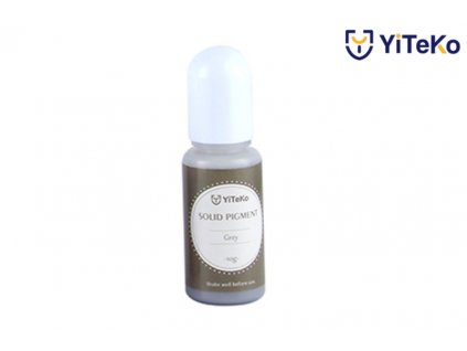 Tekutý pigment solid color YiTeKo Grey 18 10ml