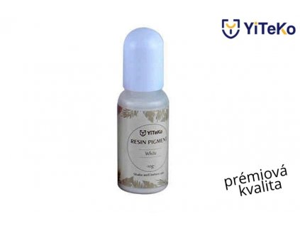 Křišťálová barva do pryskyřice YiTeKo White 01 10ml