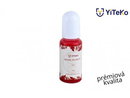 Křišťálová barva do pryskyřice YiTeKo Red 02 10ml