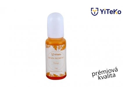 Křišťálová barva do pryskyřice YiTeKo Orange 05 10ml