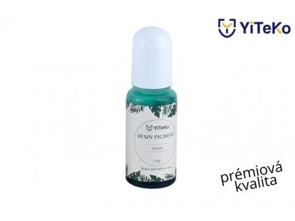 Křišťálová barva do pryskyřice YiTeKo Green 07 10ml