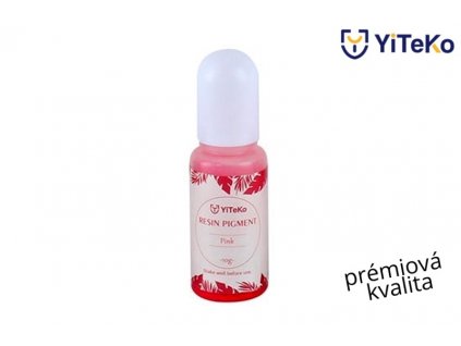 Křišťálová barva do pryskyřice YiTeKo Pink 09 10ml