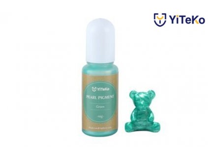 Perleťový pigment do pryskyřice YiTeKo Green 16 10ml