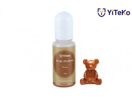 Perleťový pigment do pryskyřice YiTeKo Bronze 17 10ml