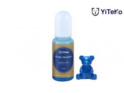Perleťový pigment do pryskyřice YiTeKo Sapphire blue 18 10ml