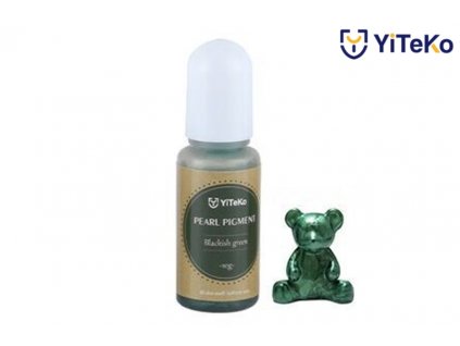 Perleťový pigment do pryskyřice YiTeKo Blackish green 19 10ml