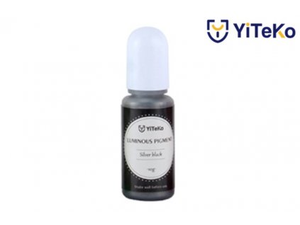 Svítící pigment do pryskyřice YiTeKo Silver Black 03 10ml