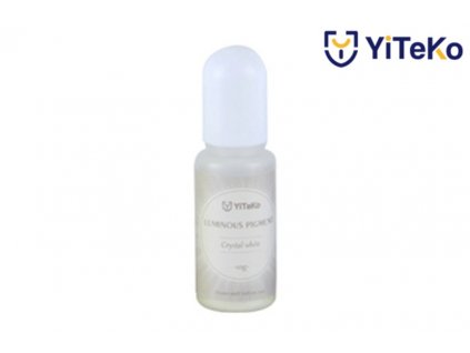 Svítící pigment do pryskyřice YiTeKo Crystal White 09 10ml