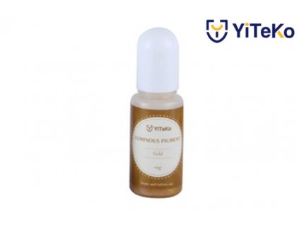 Svítící pigment do pryskyřice YiTeKo Gold 10 10ml