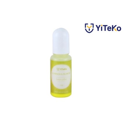 Svítící pigment do pryskyřice YiTeKo Lemon Yellow 14 10ml