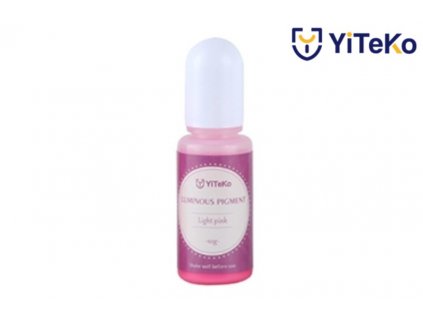 Svítící pigment do pryskyřice YiTeKo Light Pink 20 10ml