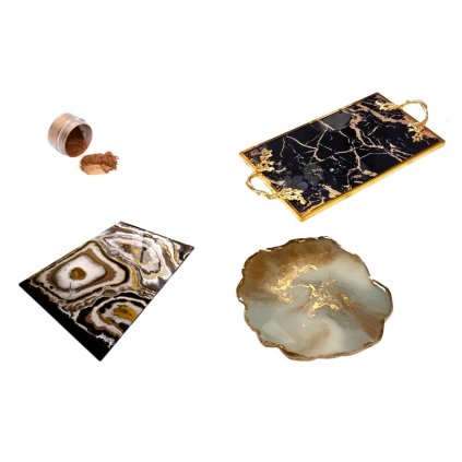 Kovový prášek Marble Redish Bronze 4055 5g