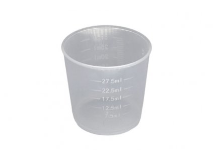 Plastový kelímek s ryskou 30ml 3010 10ks