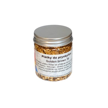 Dekorační plátky Golden brown 19 DM1030 3g