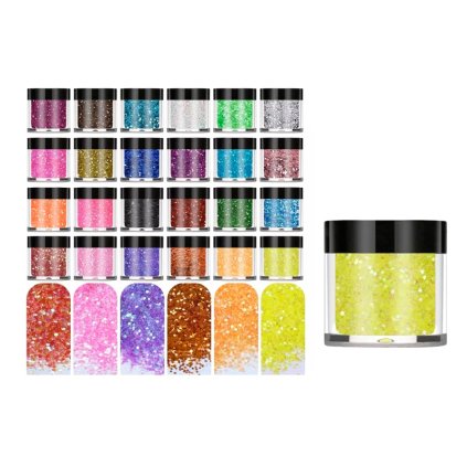 Glitr do pryskyřice holografický hexagon OS1033 s přechodem Yellow 5g