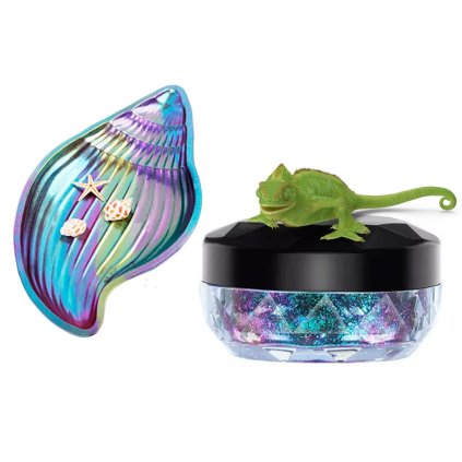 Metalické vločky Chameleon Green CH3072 0,3g