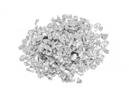 Skleněná drť Silver XC128-27 5-15mm 50g