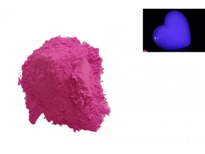 Svítící prášek světle Fialový - světle fialová záře Purple Light OSB158 10g