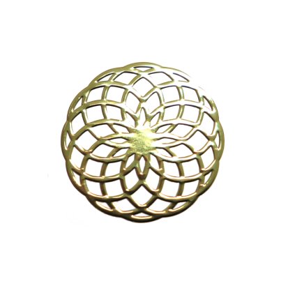 Symbol na orgonity samolepící zlatý SZ28 30mm 1ks
