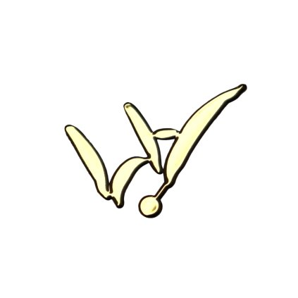 Symbol na orgonity samolepící zlatý KAL105 20mm 1ks