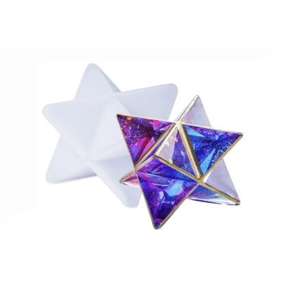 Silikonová forma Hvězda Merkaba 30 SAN1028-52 27x30mm