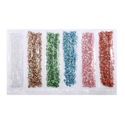 Skleněná drť barevný mix 6 barev 05 1028-32 25g