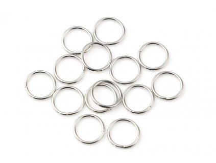 Očko uzávěru na řetízek stříbrné XC00331-27 8mm 20ks