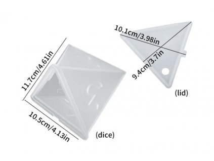 Silikonová forma Hrací kostka 04 XC0506-8 117x105mm