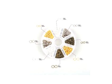 Očko na šperky MIX BDH106-01MX 970ks