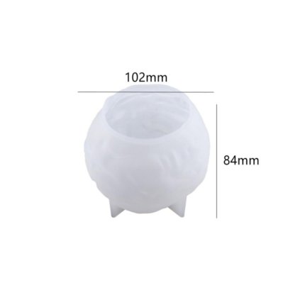 Silikonová forma 1028-87 Koule s dekorem 102x84mm