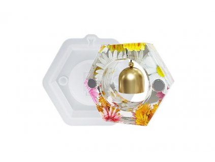 Silikonová forma 822-89 Zvonek Hexagon 96x83mm