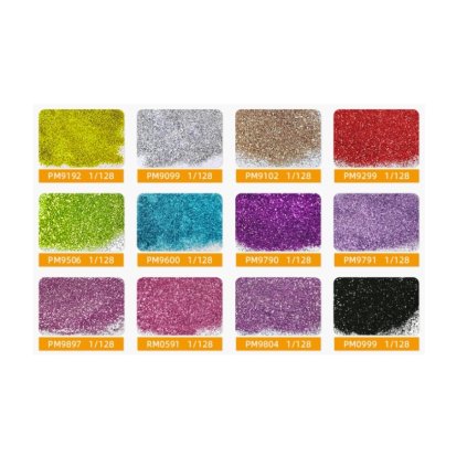 Glitter do pryskyřice zrníčka Zlatá PM9102 10g