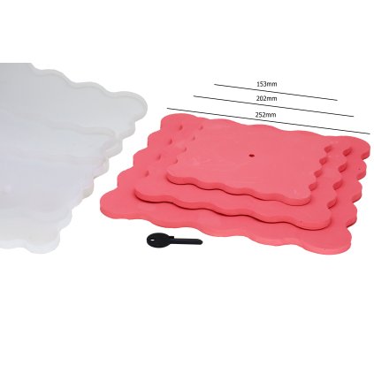 Silikonform für Etagere JAS113 255-205-155mm