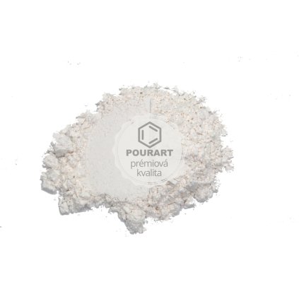 Metalický prášek DK9102 Solid Frost White 10g