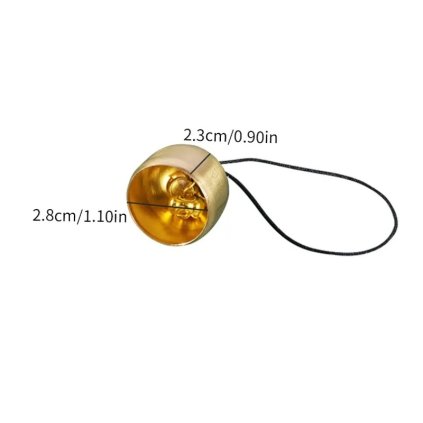Zvoneček pro silikonové formy Slitina 1210-27 23x28mm