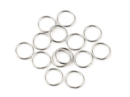 Očko uzávěru na řetízek stříbrné XC00331-74 9mm 20ks