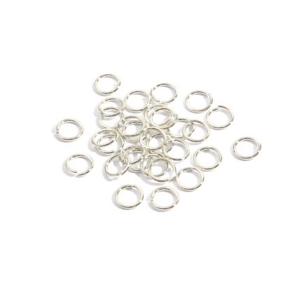 Očko uzávěru na řetízek XC0331-61 Rhodium 9mm 20ks