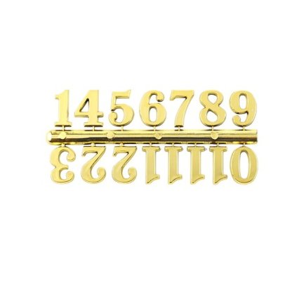 Číslice na hodiny 1210-94 Latin zlaté 22mm
