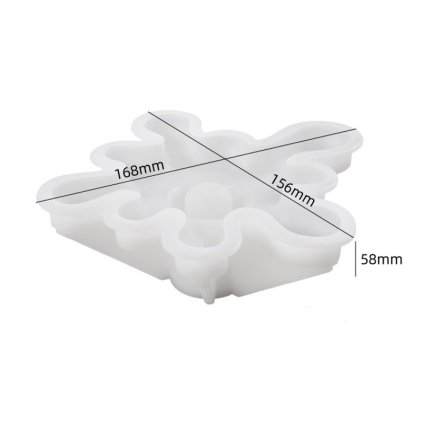 Silikonová forma XC169 Svícen 125x120mm