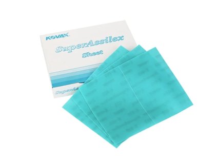 Smirkový papír pro ruční broušení 72x125 mm Assilex 03 zrno K240 2 ks