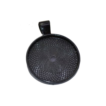 Lůžko na pryskyřici LPP30B Přívěšek COLOR černá 5ks 30mm