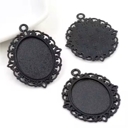 Lůžko na pryskyřici Reliéf1 LUR1 18x25 Black 5ks