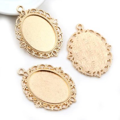 Lůžko na pryskyřici Reliéf1 LUR1 18x25 Cold Gold 5ks