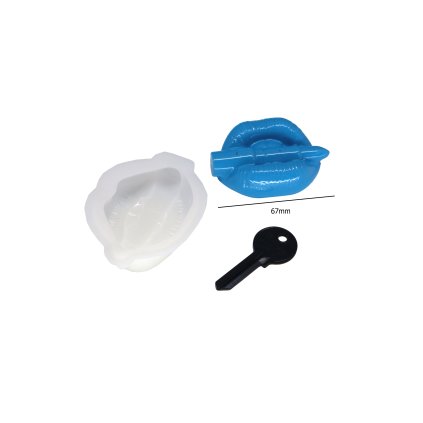 Silicone Mould XC230613-6-D Lips 78mm