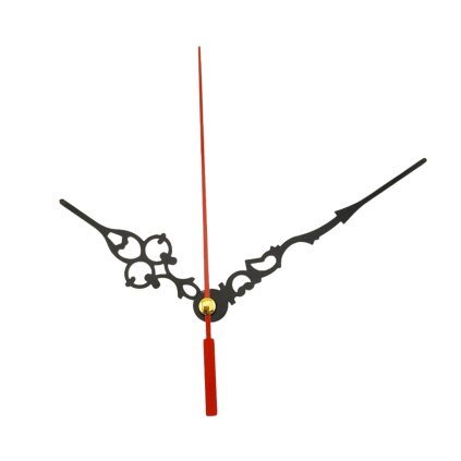 Hodinové ručičky Rustikální 1 s vteřinovkou 10070 černé