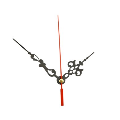 Hodinové ručičky Rustikální 3 s vteřinovkou 8659 černé